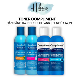 Nước hoa hồng BHA Compliment No Problem làm sạch, giảm mụn 200ml