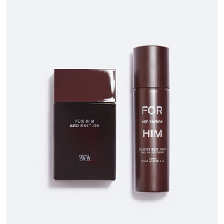Nước hoa nam zara for him red edition 100ml tặng 1 xịt body