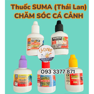 Bộ sản phẩm SUMA chuyên chăm sóc cá Betta, guppy, các loại cá cảnh