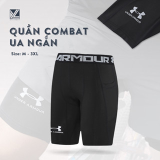 Quần combat bó cơ giữ nhiệt UA Đen