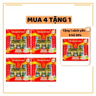 Sn1063 - combo 4 xách yến 24 hũ 39% mix vị ngẫu nhiên tặng thêm 1 xách 6 hũ 39%