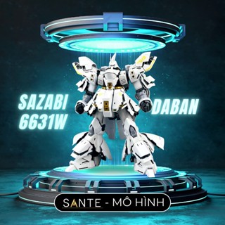 Mô hình lắp ráp Gundam MG 6631W Sazabi trắng