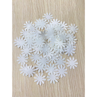 Set 50 Hoa Cúc Vải Phi Tapta Trang Trí
