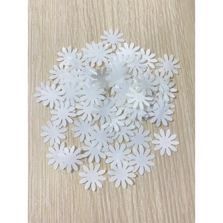 Set 50 Hoa Cúc Vải Phi Tapta Trang Trí