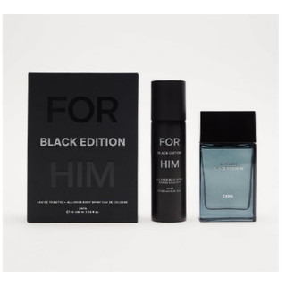 Nước hoa Nam Zara For Him Black Edition 100ml tặng xịt body