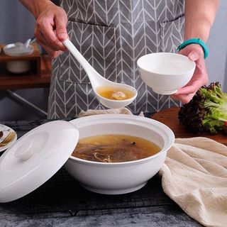 Âu nắp kiểu Hàn Quốc Song Long, âu nhựa đựng cơm, âu đựng canh có nắp