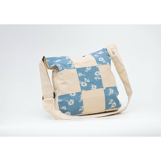 Túi Tote Vải Đeo Chéo Canvas Caro “Checked Bag”
