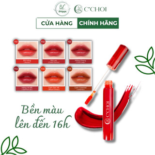 Son Tint Bóng, Son Tint Lựu Đỏ cho môi căng mọng C'Choi, Son Tint bền màu, Fresh Punica Lip Tint