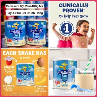 ❤️ [Q.3] [Date 11/2025] Sữa Bột Pediasure Mỹ Vani Grow Gain DHA 400g Hươu Cao Cổ tăng cân chiều cao Chính Hãng Hỏa Tốc