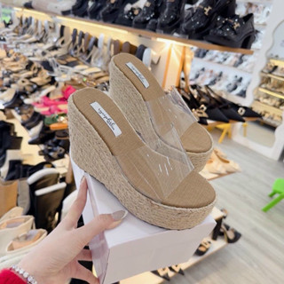 HÀNG CÓ SẴN )DÉP XUỒNG ĐẾ CÓI 9CM / 12CM PHỐI QUAI MEKA SANG CHẢNH NHẸ ÊM MẪU HOT 2024 MÃ Q200