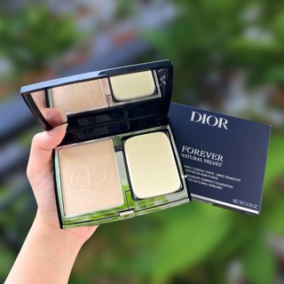 [CHÍNH HÃNG] Phấn Phủ Dior Dạng Nén Giúp Làm Mịn, Sáng Da & Kháng Nước Dior Forever Natural Velvet 10g