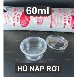 100 Hũ nước chấm 60ml - Hũ sốt - Lốc 100 cái. loại 2 oz TTK