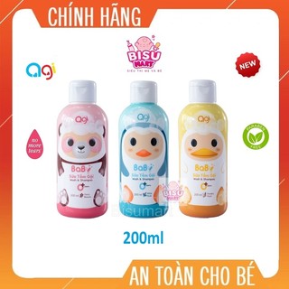 Sữa tắm gội agi 2 in 1 cho bé 200ml