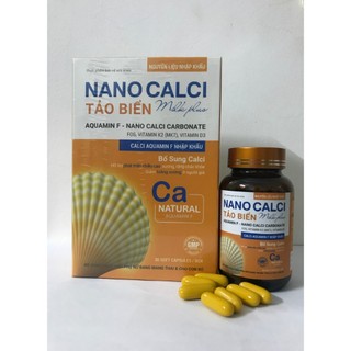 NANO CALCI MILK PLUS - Bổ sung calci. Hổ trợ phát triển hệ xương, răng cho trẻ nhỏ, - Hộp 30 viên.