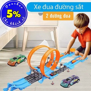 Trò chơi xe đua đường sắt 2 đường đua 652-K4 mới nhất 2021