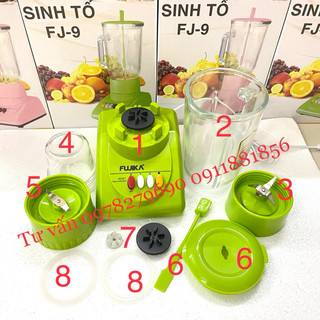 LINH KIỆN MÁY XAY FUJIKA - LY, CỐI THỦY TINH MÁY XAY SINH TỐ FUJIKA FJ-9 CHÍNH HÃNG