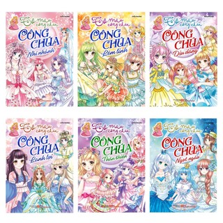 Sách: tô màu công chúa - 6 cuốn tự chọn