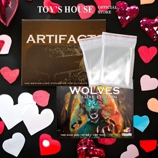 Combo Ma sói Ultimate 78 lá + Artifact 44 lá (Việt hóa) tặng 02 bộ bọc bài Sleeve Thường