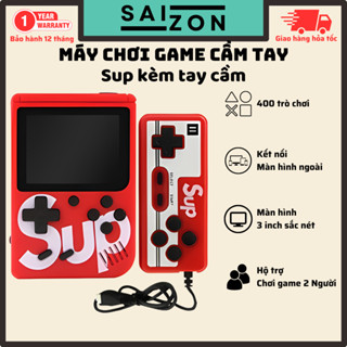 Máy Chơi Game Sup 400 - Hỗ trợ 2 người chơi - Kết nối màn hình ngoài - màn hình 3 inch sắc nét