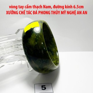 Vòng tay nam đá thật size 6.5 cm của XƯỞNG CHẾ TÁC ĐÁ PHONG THỦY MỸ NGHỆ AN AN