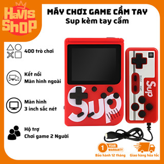 Máy Chơi Game Sup 400 - Hỗ trợ 2 người chơi - màn hình 3 inch sắc nét - Kết nối màn hình ngoài