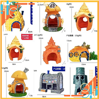  Mô Hình Nhà Bằng Nhựa Resin Nhà Dứa Nhà Ốc Trang Trí Bể Cá 