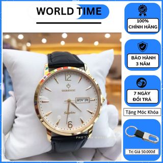 Đồng Hồ Nam Sunrise DM778SWA  Chính Hãng Full Box  Kính Sapphire Chống Xước - Chống Nước Bảo Hành 3 Năm