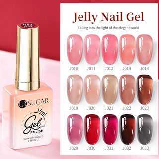 UR SUGAR Sơn Gel Thạch 15ML Sơn Gel Đỏ Sơn Móng Tay Sơn Gel Nước Sơn Móng Tay