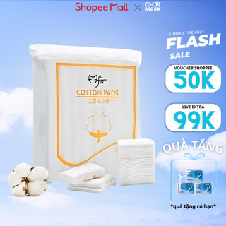 ( Loại 1)  Bông Tẩy Trang Cotton 222 Miếng Didooglt , Bông vệ sinh da mặt tiện lợi