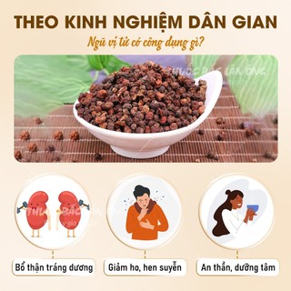 Ngũ vị tử khô 500g, hạt ngũ vị tử, sạch, không lẫn tạp chất - Lãn Ông