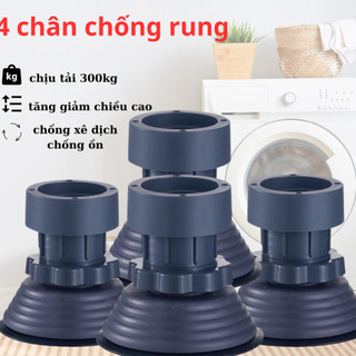 4 chân hút lv tăng giảm chiều cao chống rung cho máy giặt, tủ lạnh. đtlv