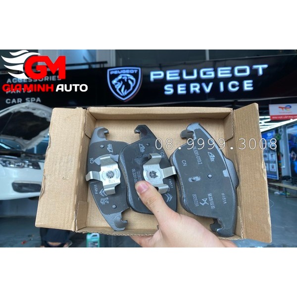 Má phanh xe Peugeot hàng chính hãng, bố thắng xe Peugeot, phụ tùng xe Peugeot