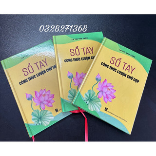 Sổ tay công thức luyện chữ đẹp (tặng kèm khoá học online 1 kèm 1)