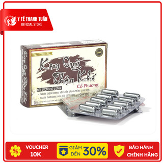Hộp 30 viên uống Kim Quỹ Thận Khí Công Đức hỗ trợ bổ thận dương, mạnh gân cốt, tăng cường sinh lực