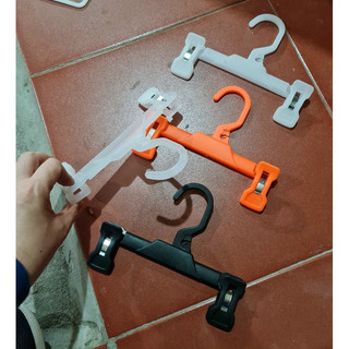 combo 10 cái móc kẹp quần áo dài 20cm trẻ em nhựa, kẹp dẻo xài bền tốt cho vải, đủ màu - sada shop
