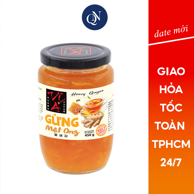 Trà gừng mật ong Vị Á hũ 450g