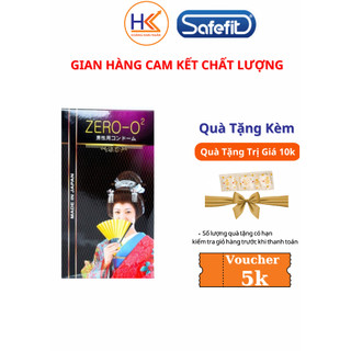 Bao cao su Siêu mỏng Zero 02 - 12 cái - Hàng Nhập khẩu Nhật 100%%