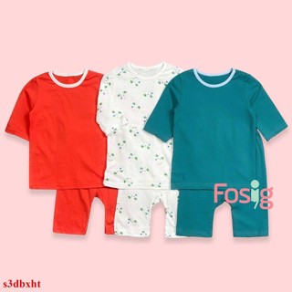 Set 3 đồ bộ ngắn xuất hàn bé trai - combo màu ngẫu nhiên s3dbxht