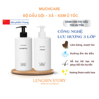 Combo dầu gội, dầu xả, kem ủ muchcare làm bóng tóc, mượt tóc kéo dài, hỗ trợ kích thích mọc tóc