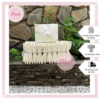 Set 100 Túi Giấy BB Trắng Đựng Khoai Lang Lắc Gà Rán - Túi Giấy Đựng Đồ Ăn Mang Đi An Toàn