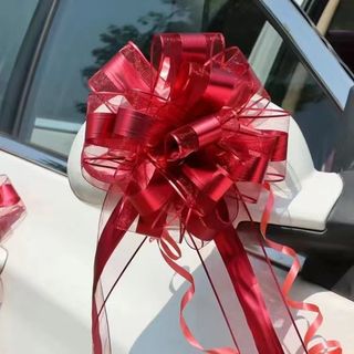 Nơ rút song hỷ trang trí xe hoa, đám cưới