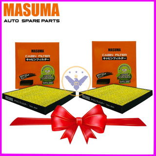 Combo 2 Lọc gió điều hoà Masuma MC-427 cho xe Mitsubishi Xpander, Attrage, Mirage 2013 - nay