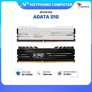 Ram desktop adata xpg gammix d10 16gb - 8gb ddr4 3200mhz