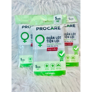 SET 5 QUẦN LÓT GIẤY COTTON CAO CẤP PROCARE