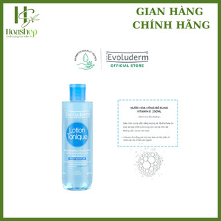 Nước hoa hồng Evoluderm bổ sung Vitamin E cho da thường 250ml