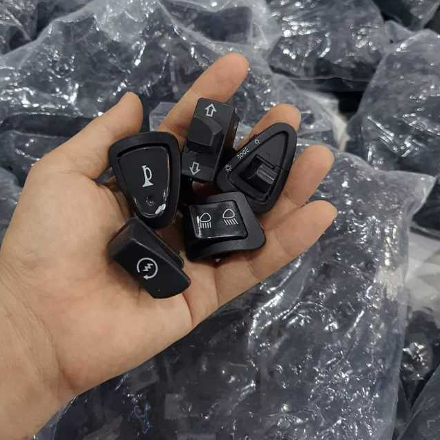 Công tắc xe điện vespa. bộ 5 công tắc đơn.