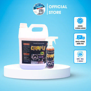 DUNG DỊCH VỆ SINH NỘI THẤT Ô TÔ CarFu BÌNH XỊT 500ML