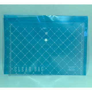 Bìa nút clear đựng hồ sơ stacom khổ a4/f4 d016a