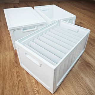 Hộp đựng quần áo, túi đựng quần áo chia ngăn chất liệu Nhựa PP cao cấp dễ dàng lắp ráp Elliver