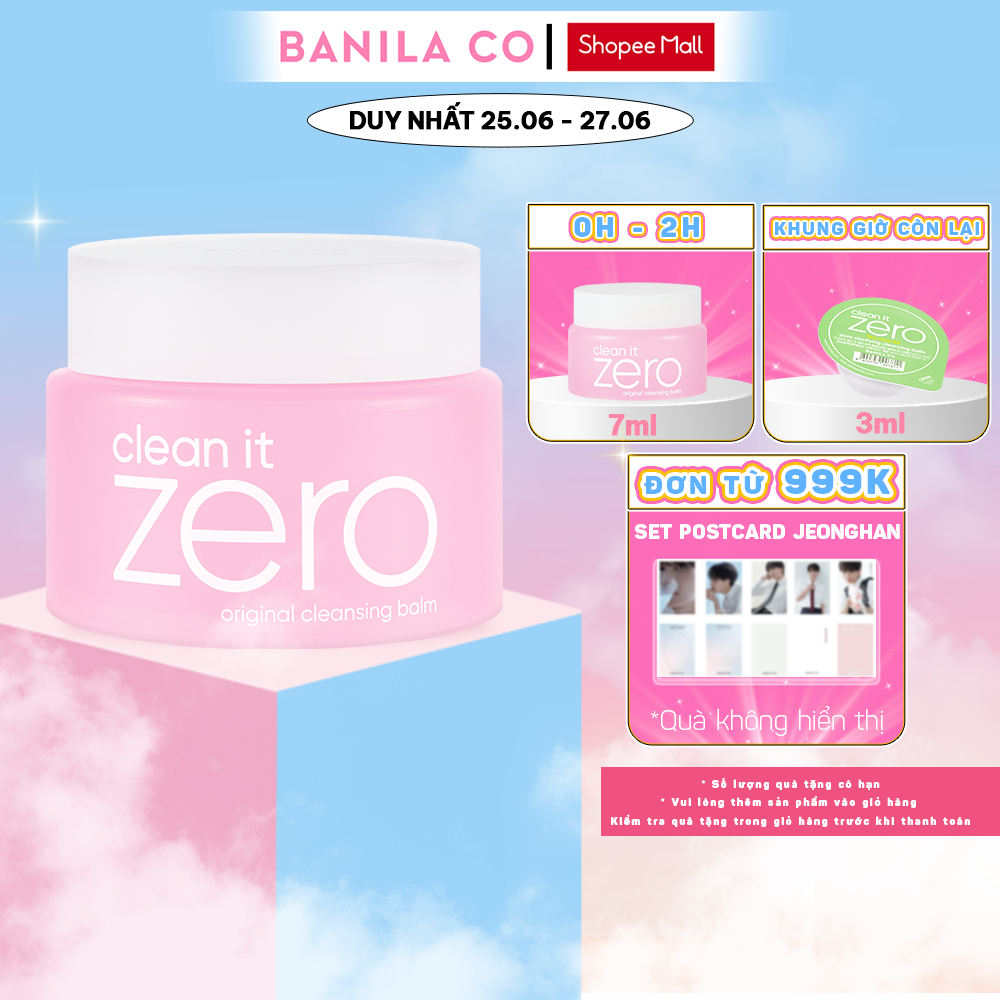 [Renewal] Sáp tẩy trang Banila Co C​l​e​a​n It Z​e​r​o C​l​e​a​n​s​i​n​g B​a​l​m O​r​i​g​i​n​a​l 100/180ML cho mọi da